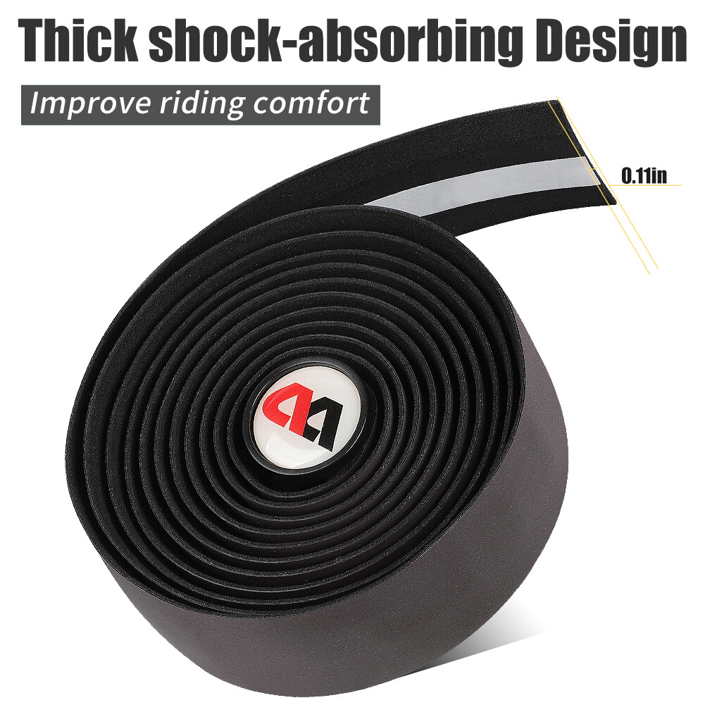WEST BIKING Reflective Road Bike Bicycle Handlebar Tape Cycling Bar Tape a Pair