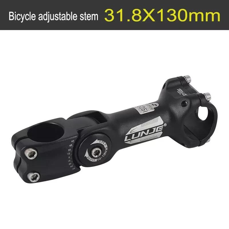 Bicycle Adjustable Stem 25.4/31.8 Handlebar Riser 90/110/130 Road Mountain Bike