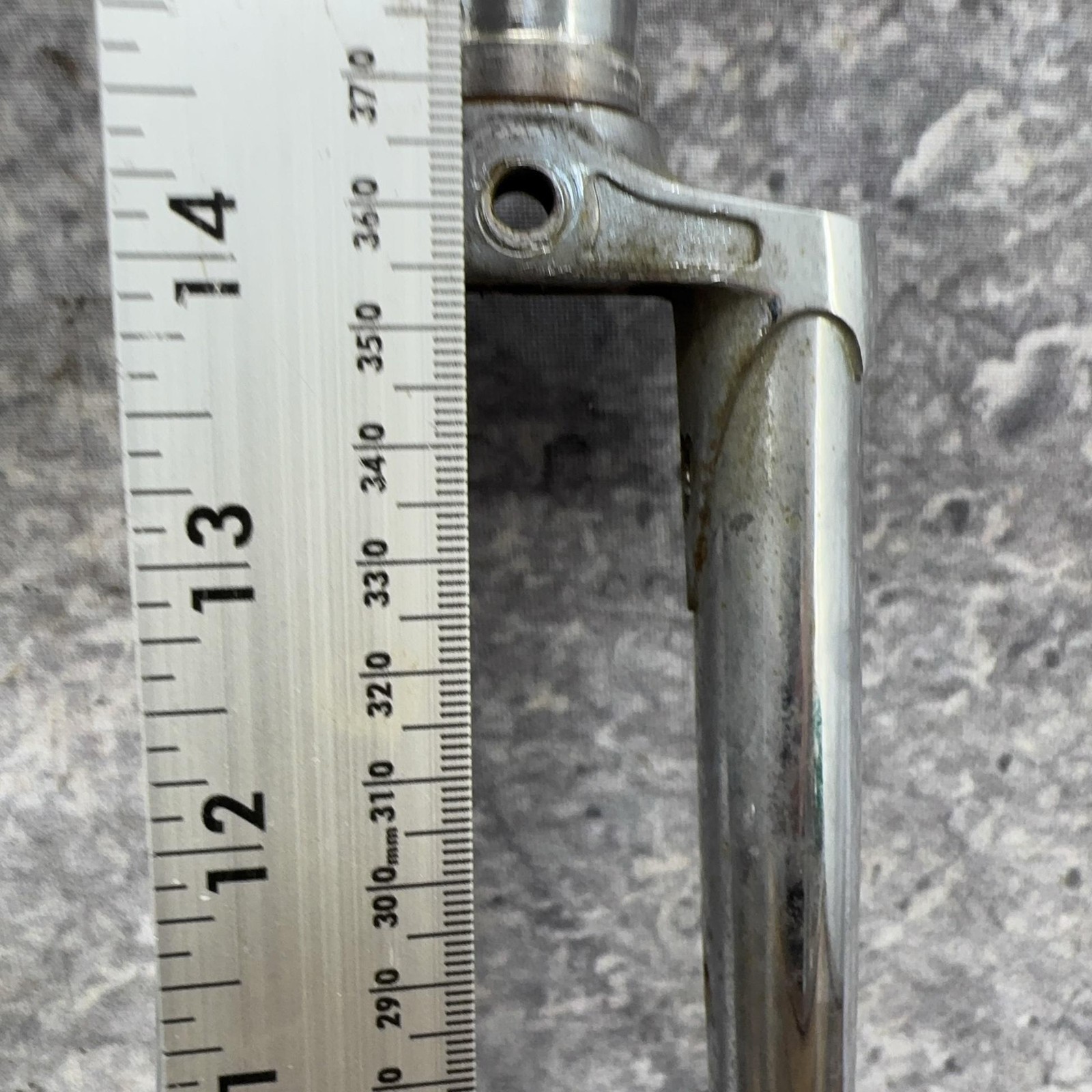 Vintage Tange TR 700c Fork 1 In Threaded Road Lugged Chrome Japan Stee80s