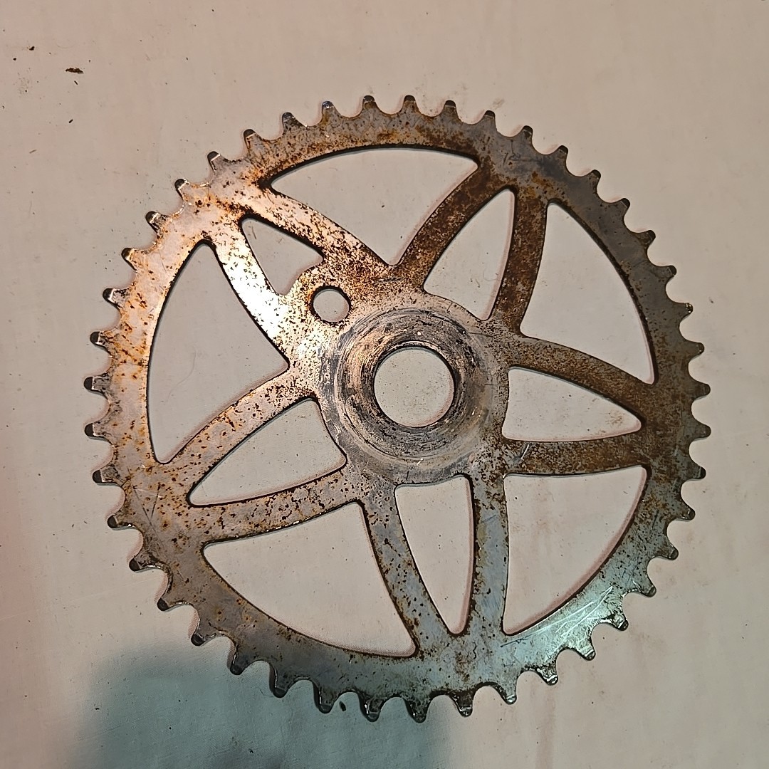 Vintage Bicycle Sprocket Chainwheel 44 Tooth Star
