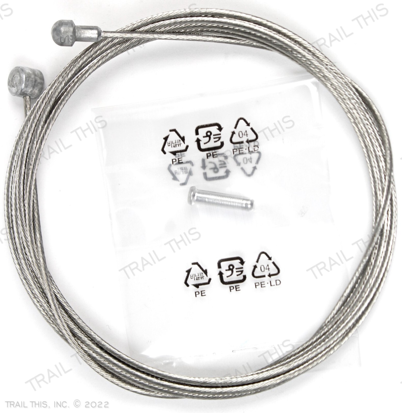 Shimano Double-End Brake Cable for Road or MTB Bike Universal 2050mm x 1.6mm