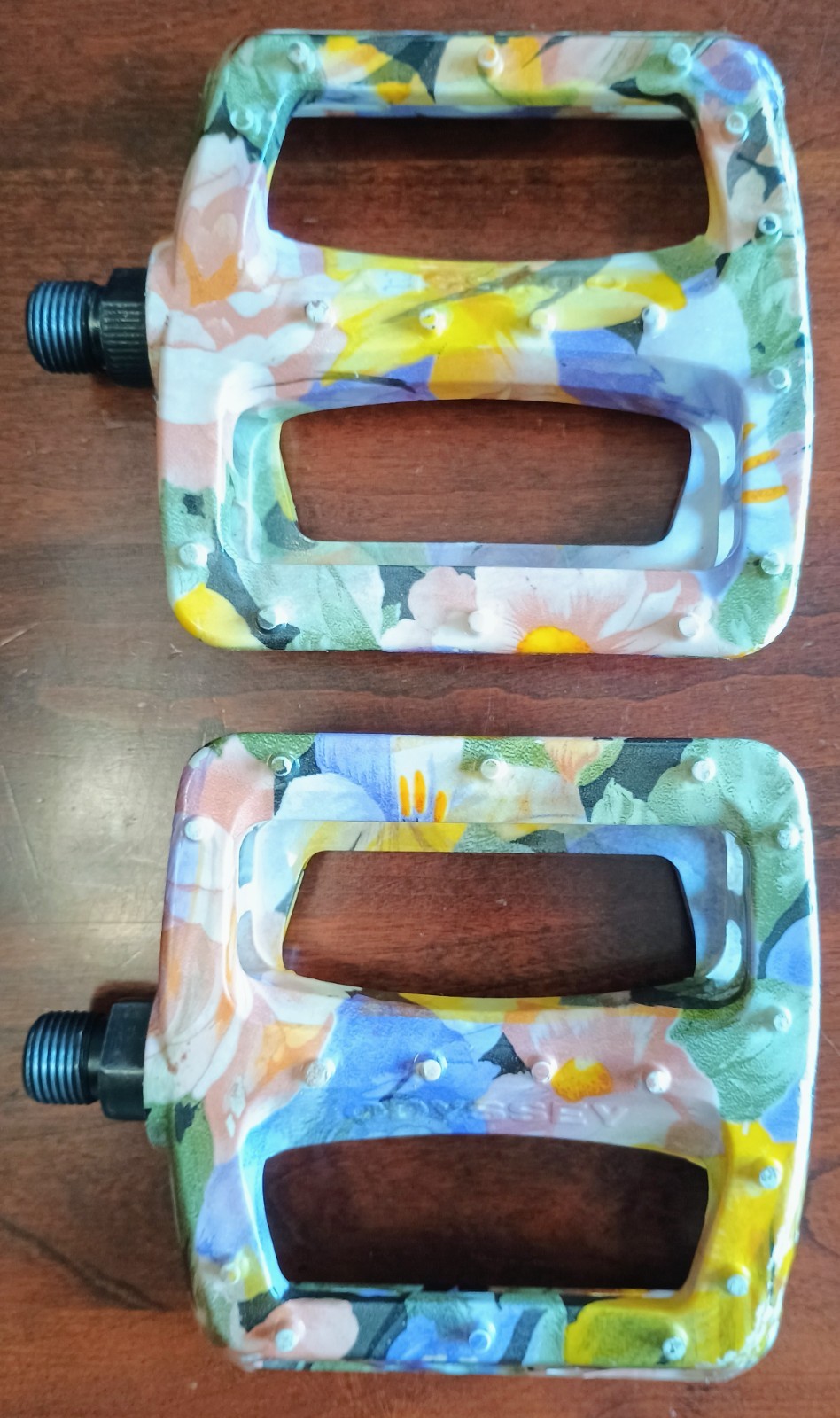 RARE Odyssey Twisted PC pedals, Aloha Floral 2013 Limited Collectible Edition