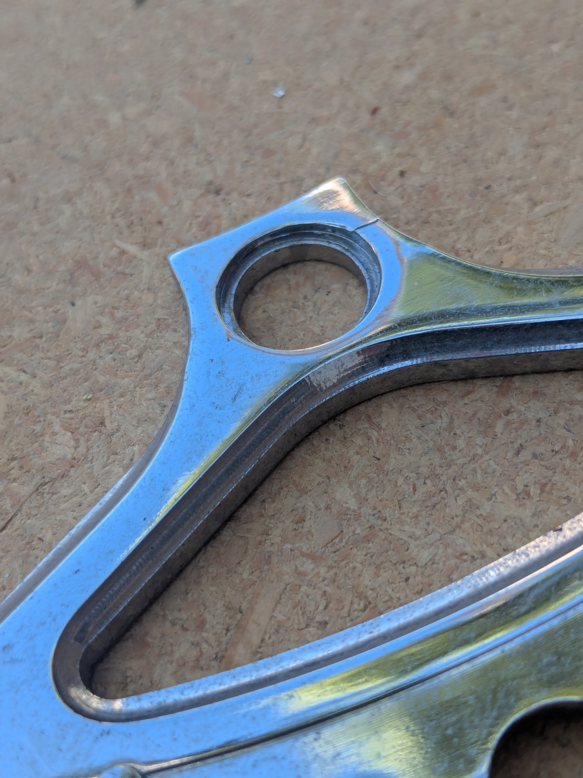 52 tooth x 130 bcd Road Bike Chainring Bicycle Silver Gloss Nice BIN