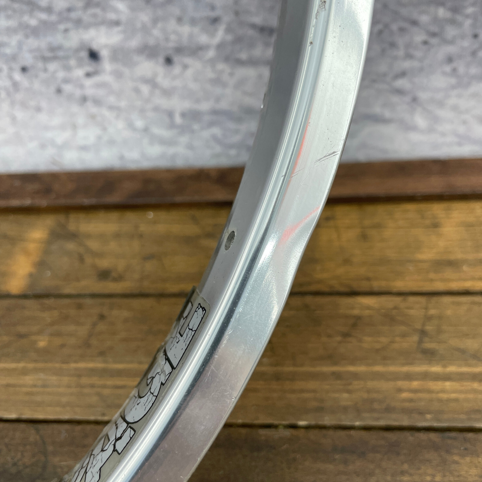 Stolen Brand Rampage BMX Rim 36h 20 in Silver Street Park Hoop 36 Hole Dents