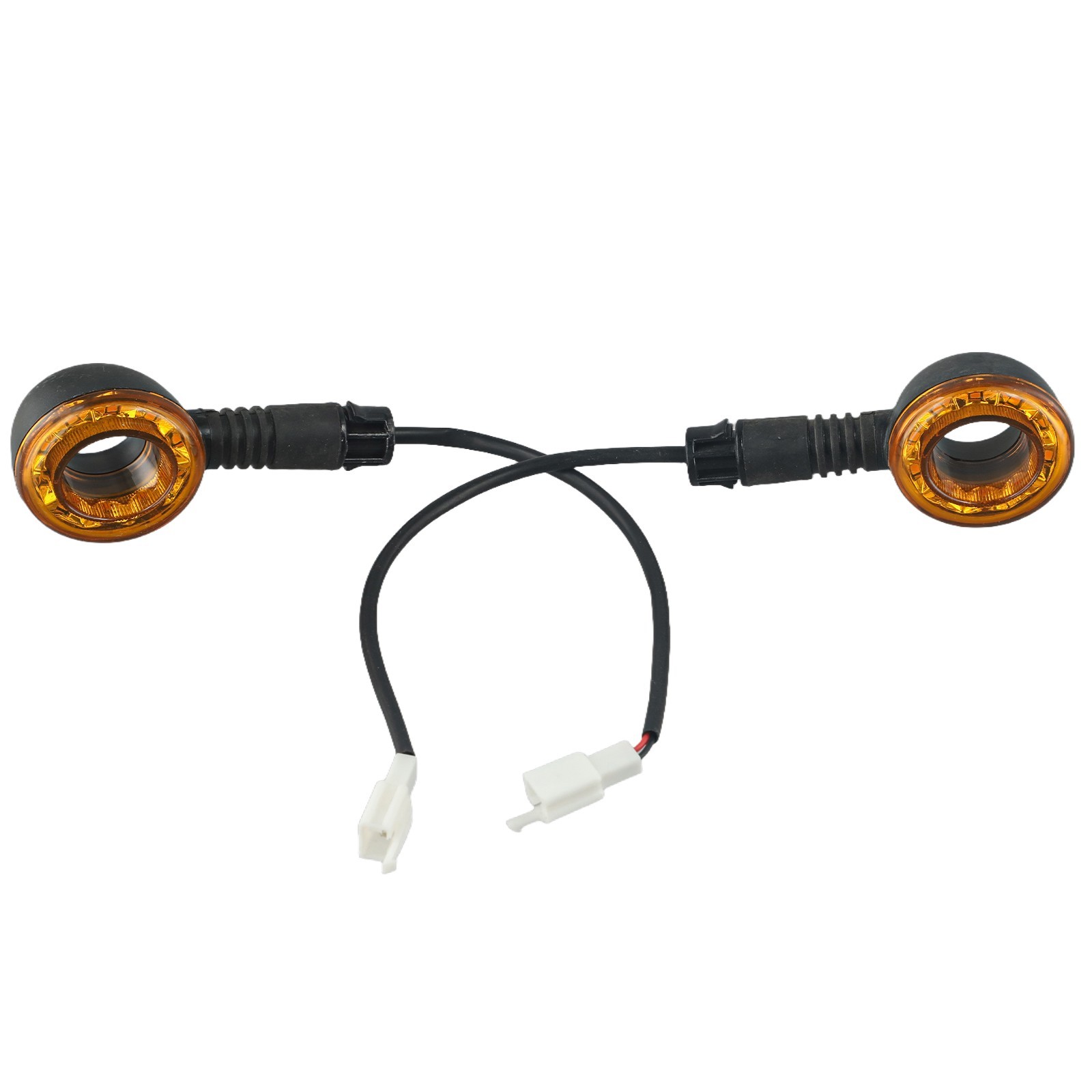 Black and Yellow Electric Bicycle Turn Signal Lights with 48V and 60V Voltage