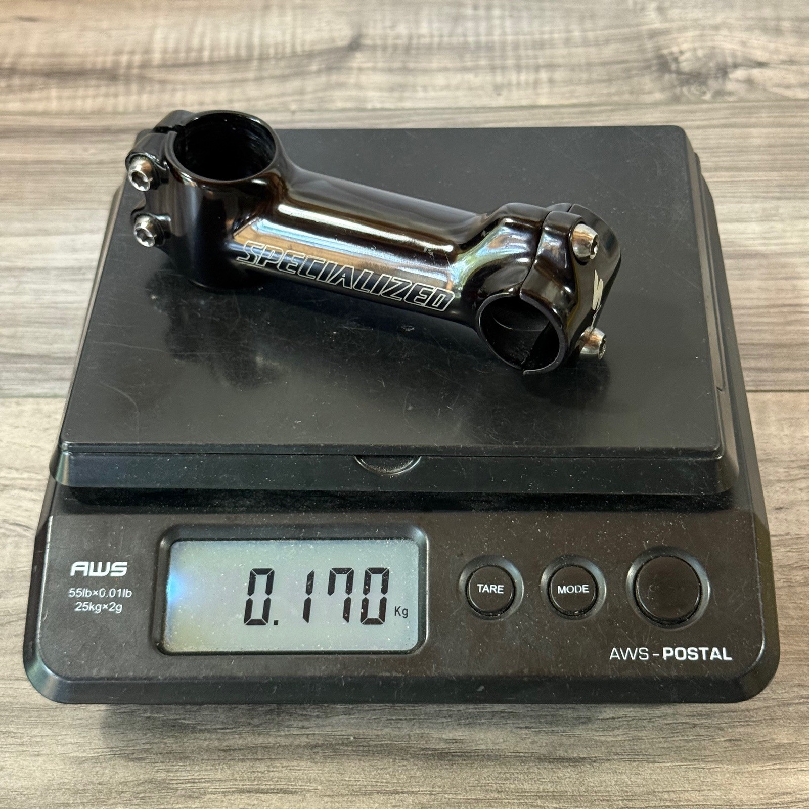 Specialized S-Works Gloss Black Threadless Stem  1 1/8 100 25.4 10 Degree CLEAN