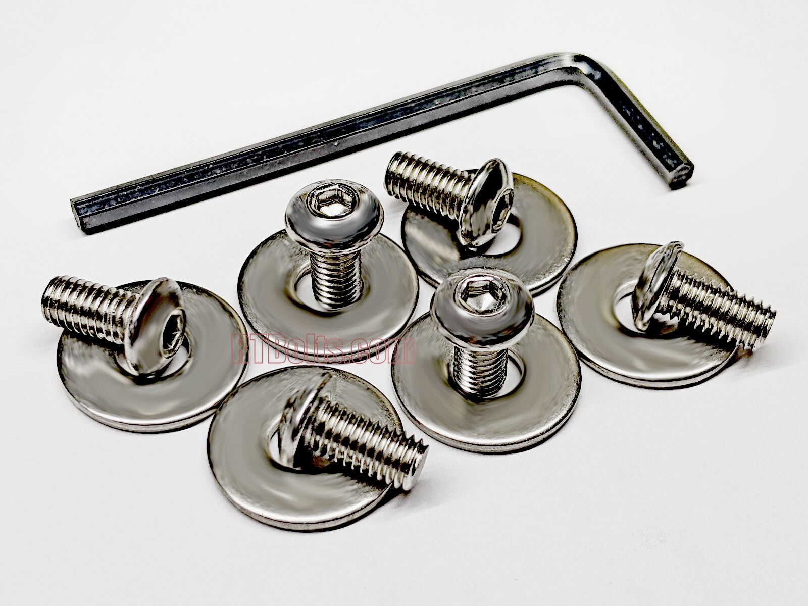 (6) Screws for Peloton Shoe Cleats + Washers & Tool ● No Rust Stainless ● Bolts