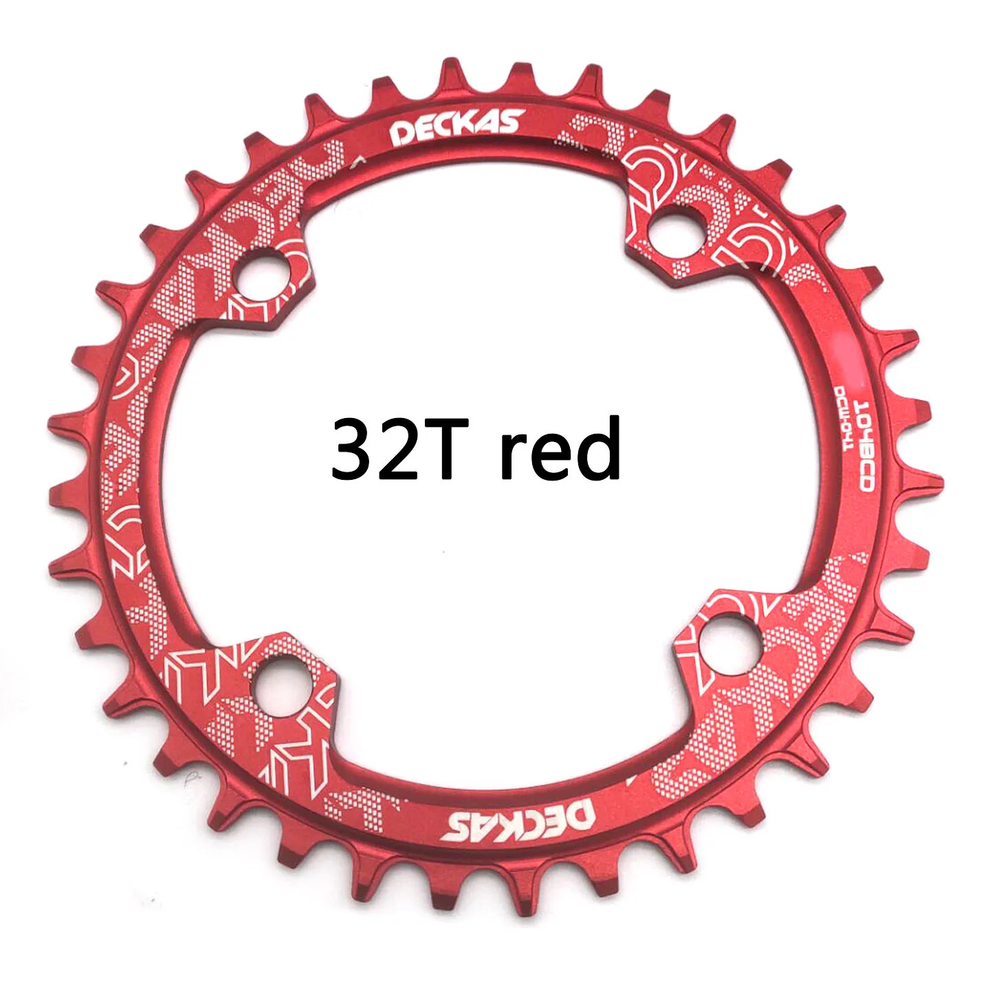 DECKAS 104BCD Narrow Wide Chainring 32T-38T MTB for Shimano M615 M785 M820
