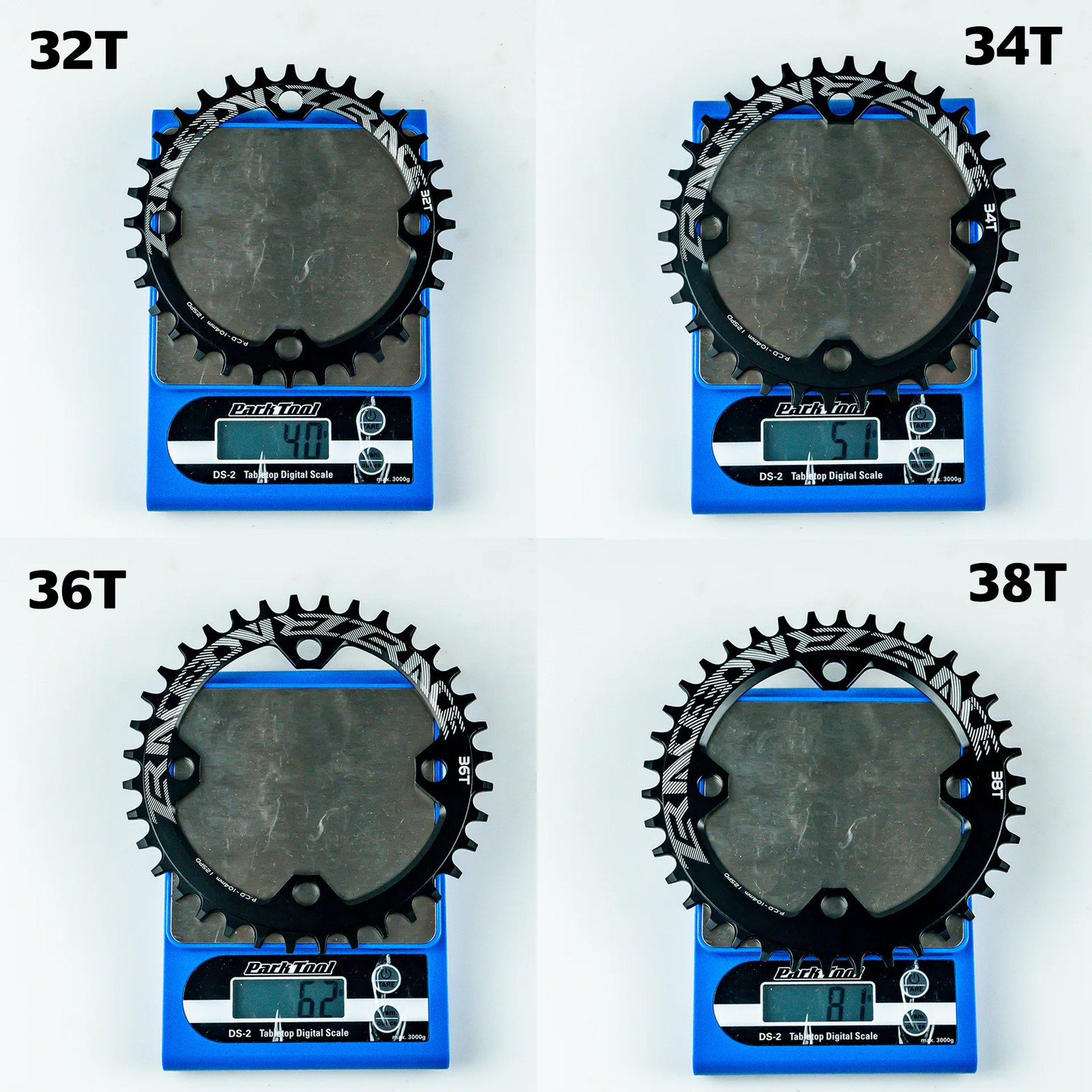 Chainrings Chainwheels 32T/34T/36T/38T BCD104, Narrow Width Tooth AL7075 CNC for