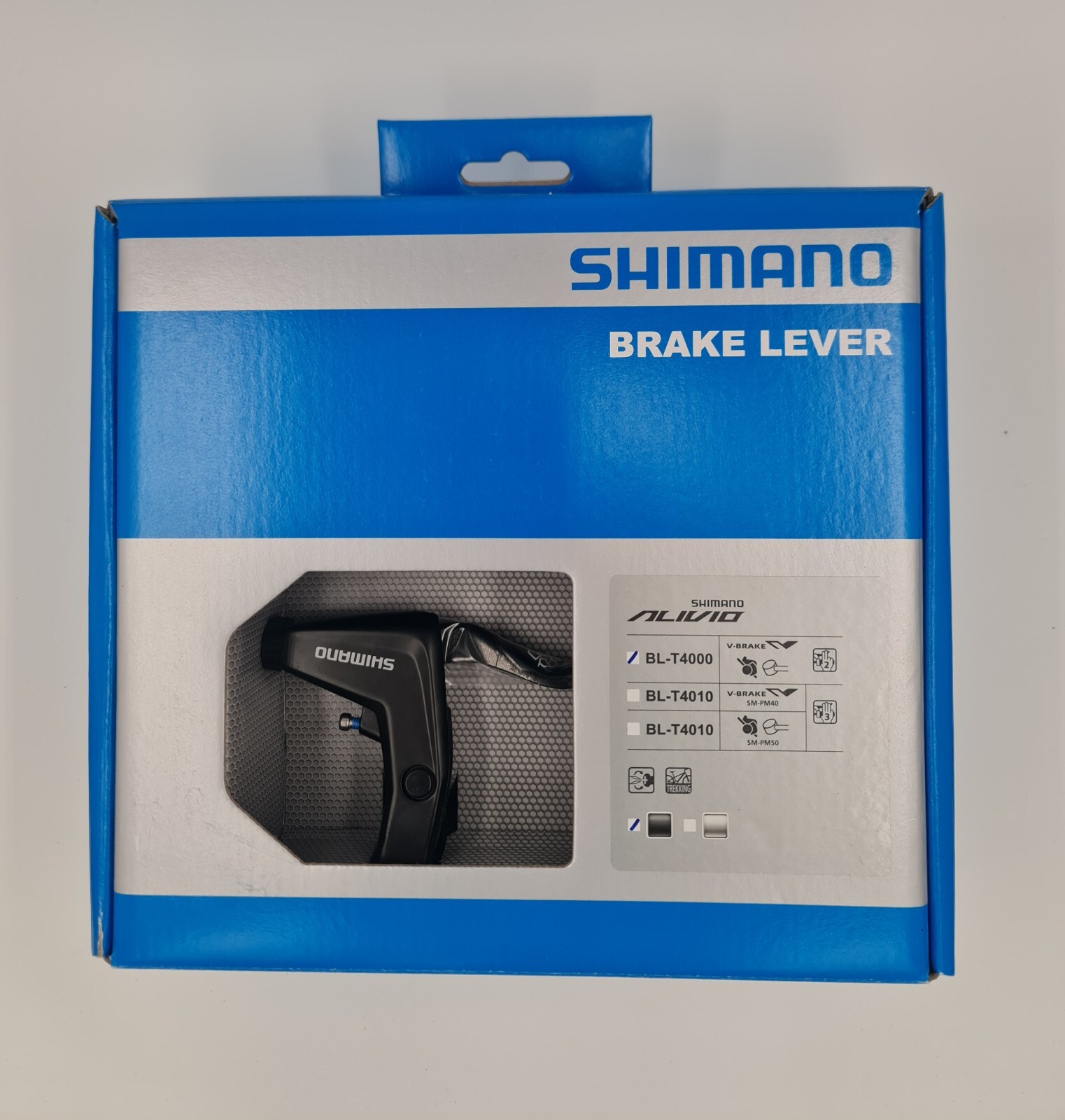 Shimano V-Brake Brake Set BR-T 4000 Lever Set BL-T 4000 with Cable Sleeve Black