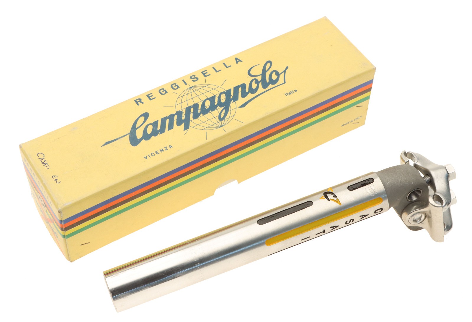 Campagnolo Nuovo Record Seatpost Casati Pantographed 27.2mm 215mm NOS NIB