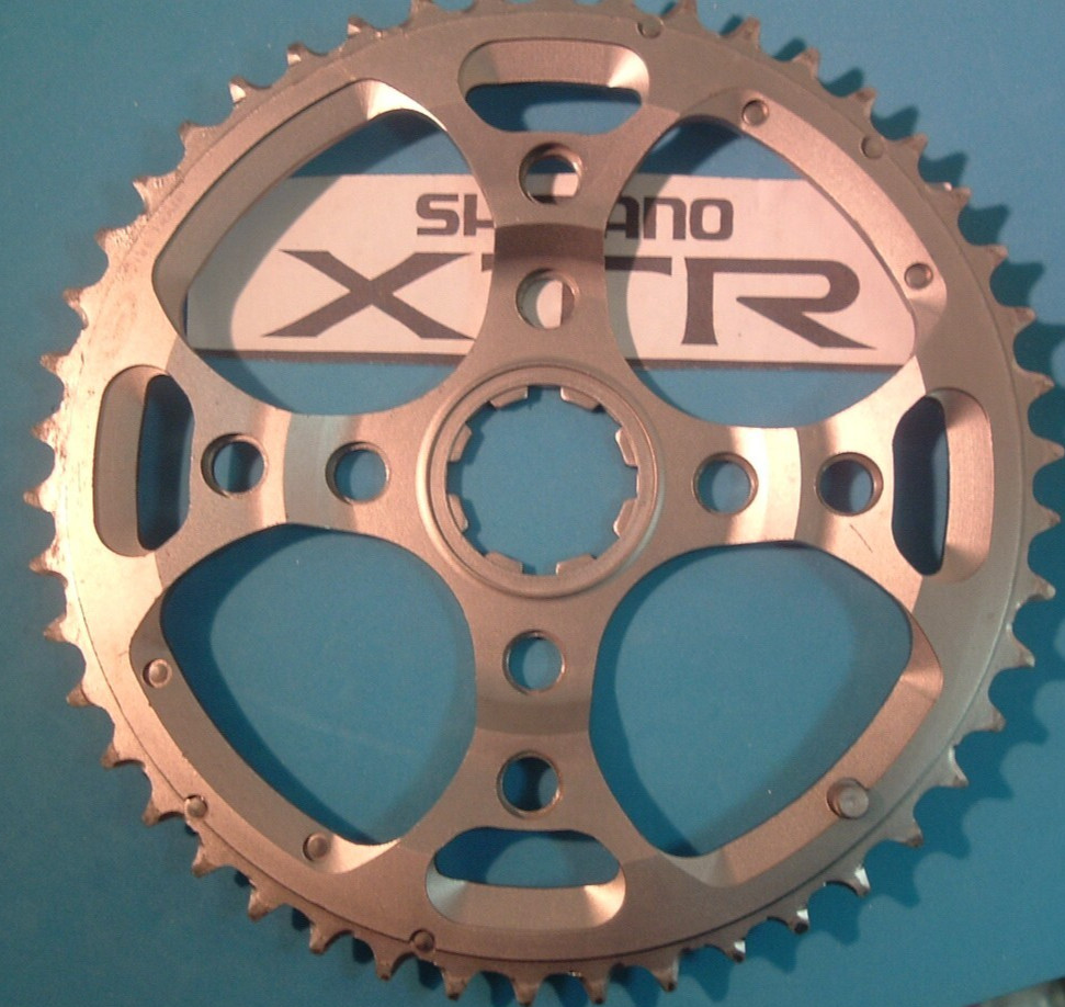 Shimano XTR M952 P-46T x 112BCD MTB Alloy Chainring- 3×8/9-Speed- VGC- ’98+