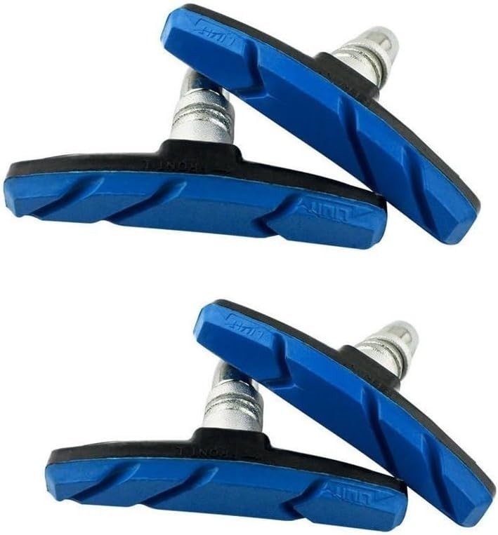 2 Pairs MTB V-Brake Pads 70mm – Quiet No-Skid Rubber Bicycle Brake Blocks 4 Pcs