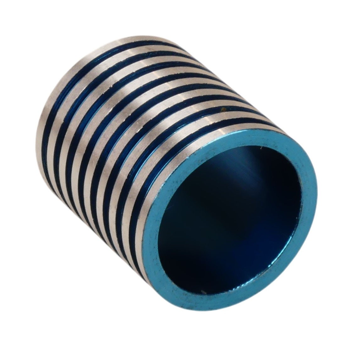 Stem stiffener for old school BMX 21.1mm quill bicycle stems – BLUE/SILVER