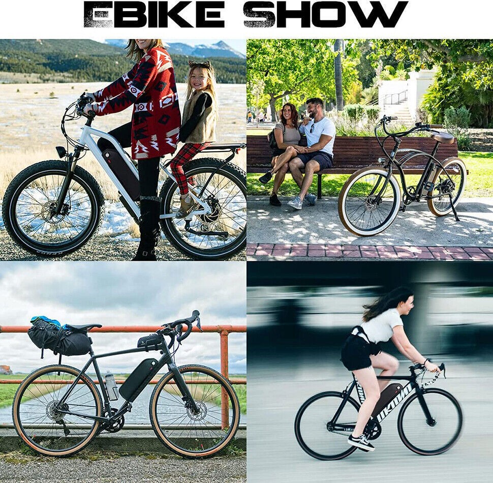 Ebike Battery 48V 52V 60V 25Ah 20Ah Bicycle Li-Ion Pack for 0-2000W Motor Bafang