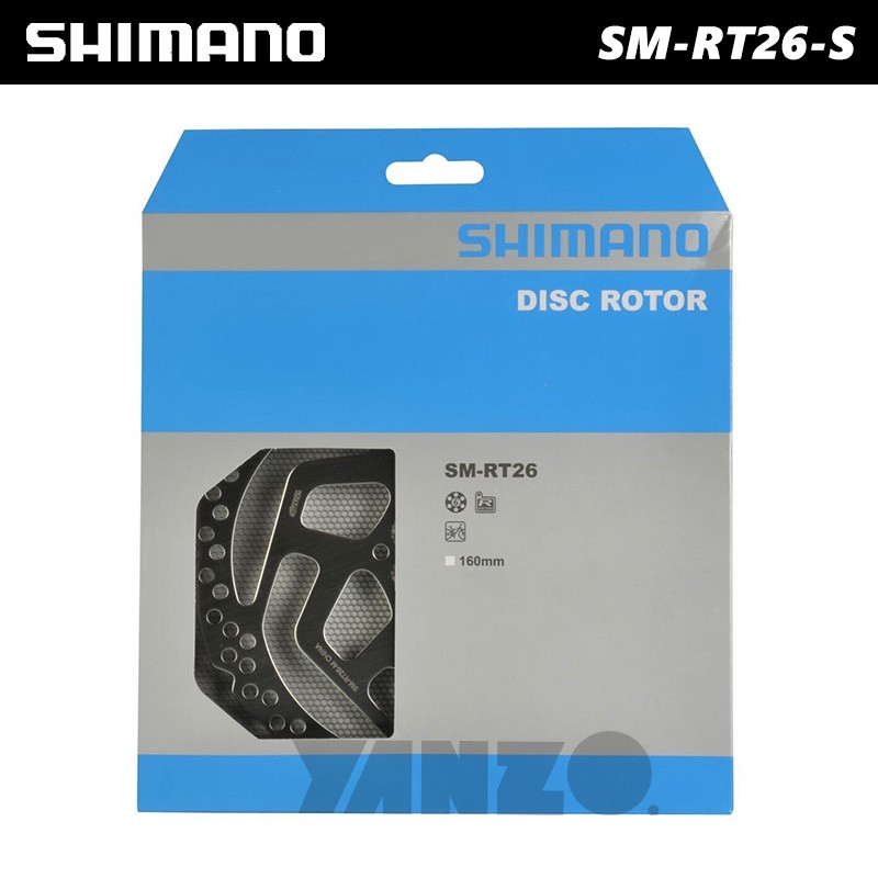 Shimano SM-RT26-S 160mm 6-Bolts Disc Brake Rotor w/ Bolts Washers Resin Pad Only