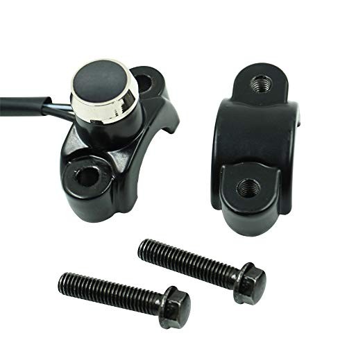 Aluminum 7/8″ Motorcycle Handlebar Control Horn Start Switch Button Momentary