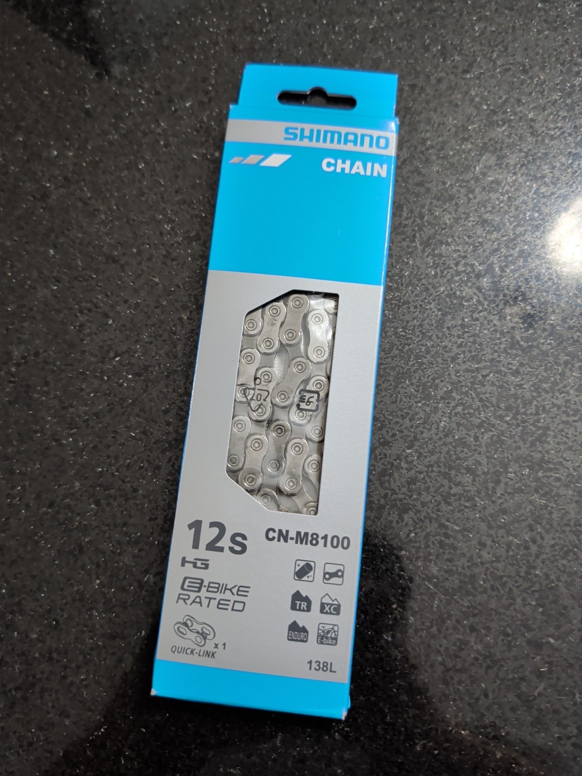 SHIMANO BICYCLE CHAIN | DEORE XT | CN-M8100 | 12-SPEED | 138 LINKS