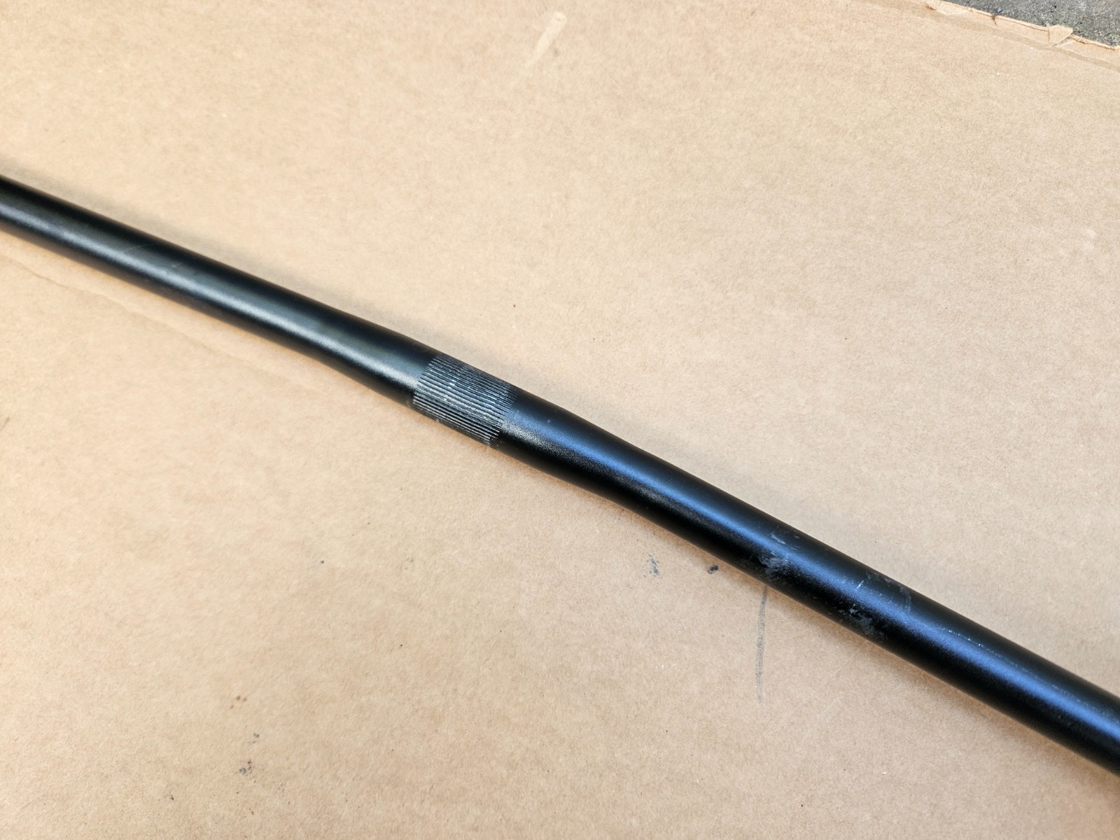 FMF XTRA 60cm x 25.4mm Mountain Bike Flat Bars Handlebars Black Aluminum 6061-T6