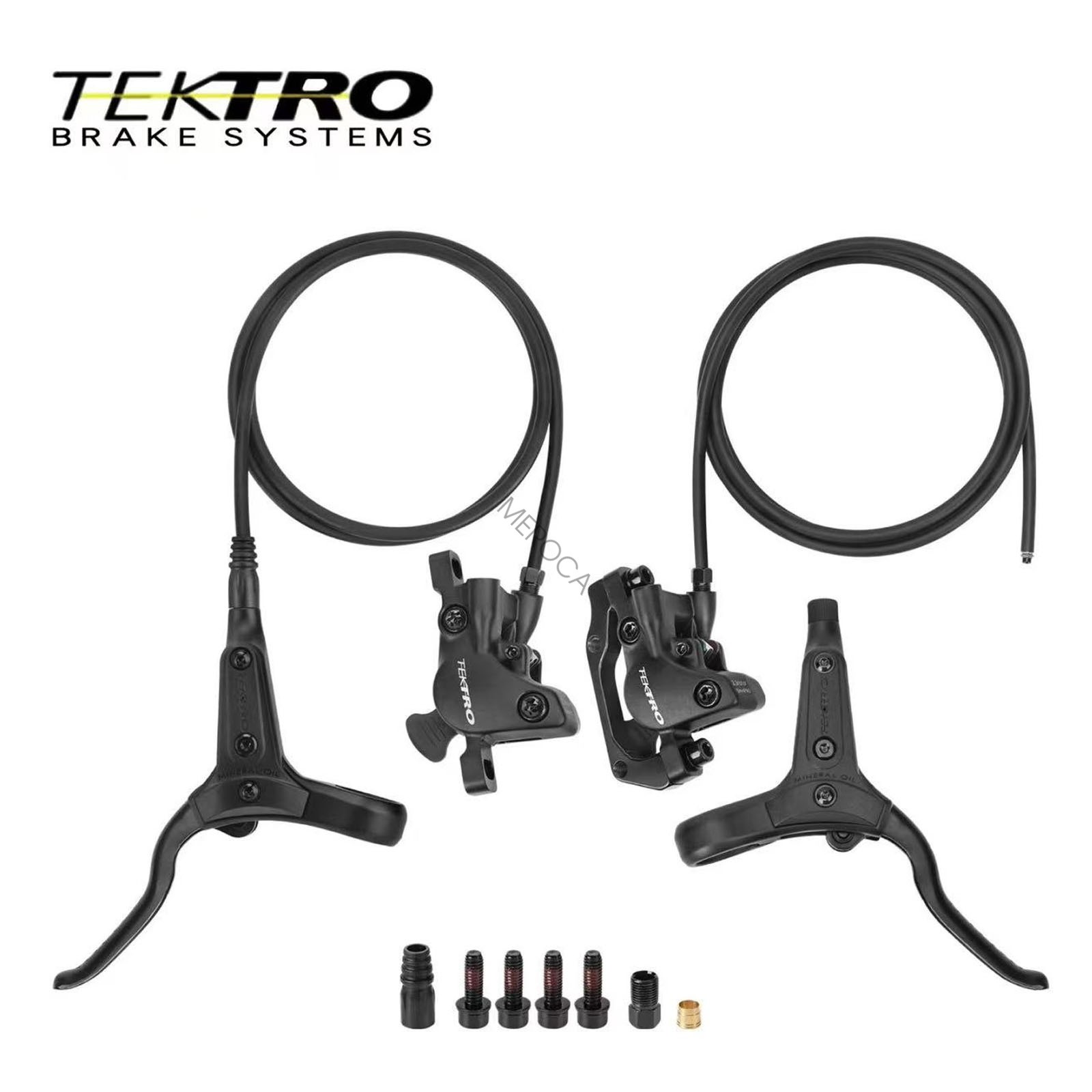 Tektro HD-M390 Hydraulic Disc Brake Set Front & Rear Brakes 950/1800mm LF + RR