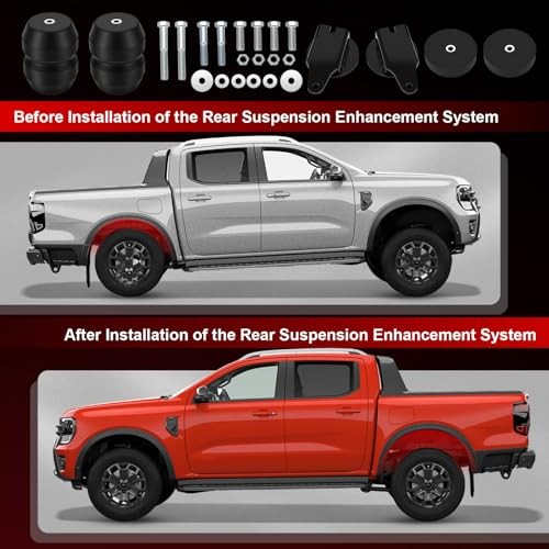 Upgraded Rear Axle Helper Springs Kit Compatible with 1999-2010 Chevrolet