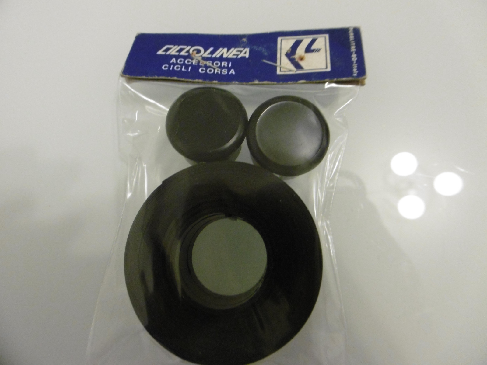 Ciclolinea Handlebar Tape With Dust Caps Made In Italy NOS