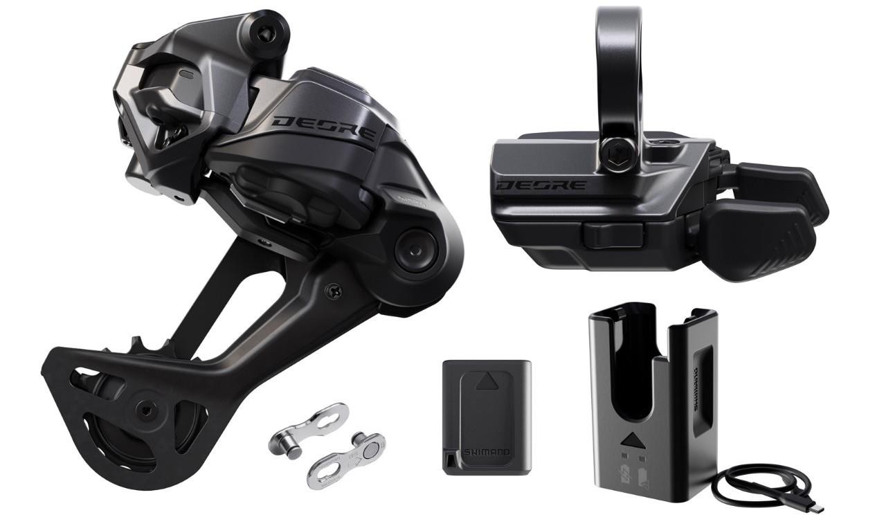 Shimano DEORE Di2 M6250-SGS 12-speed Drivetrain Upgrade Set Clamp Type -Wireles-
