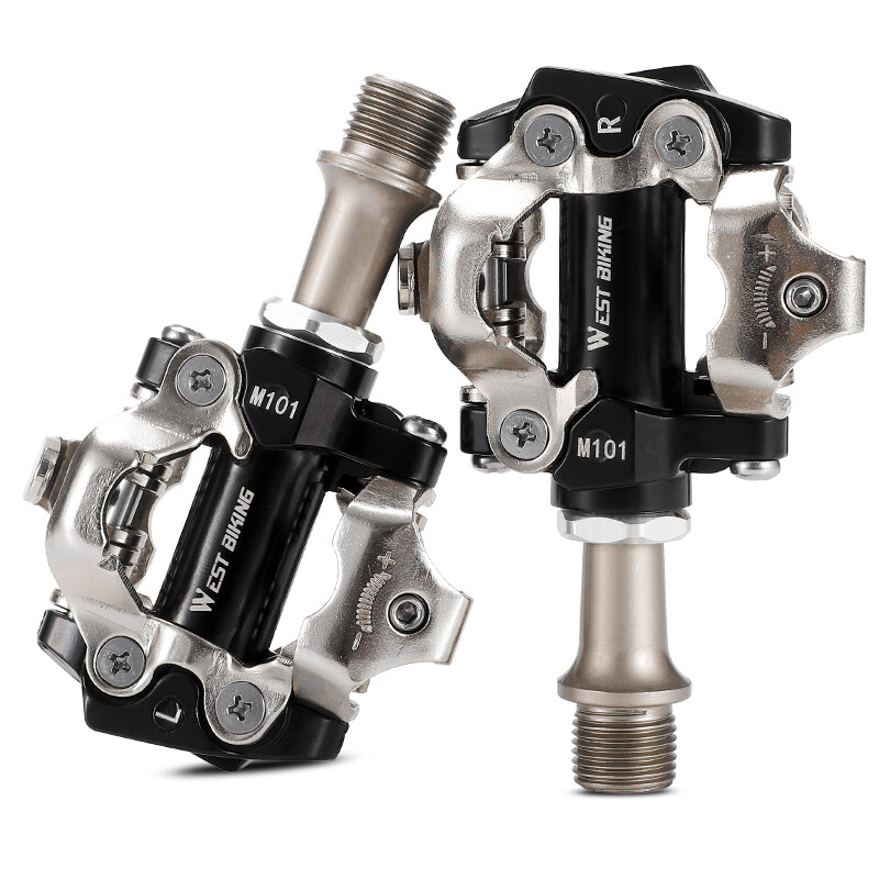 WEST BIKING Mountain Bicycle Pedals Self-locking SPD Clipless Pedals With Cleats