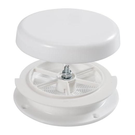 1 Pcs RV Roof Mushroom Vent Plumbing Vents with 1 Pcs 1 Pcs Vent+1 Pcs Cover