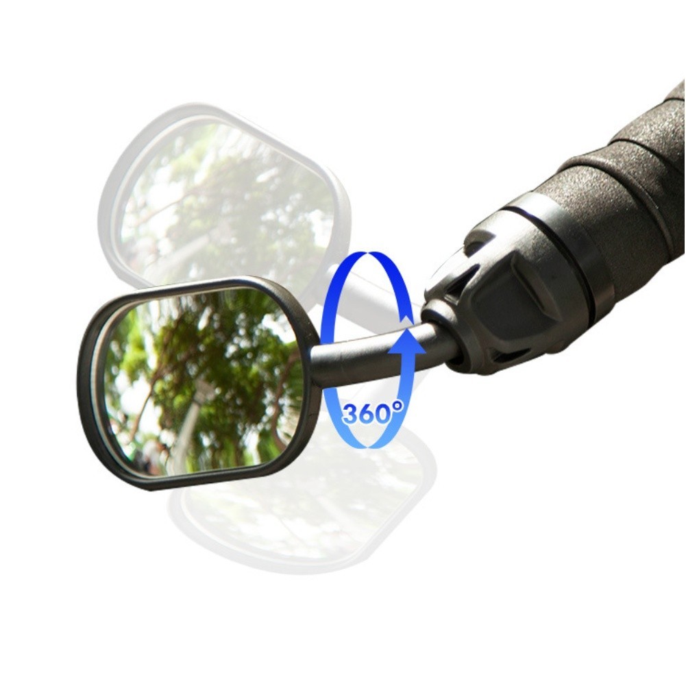 Clear for acrylic Rearview Mirrors for 2 Pcs for Bike Handlebar End Mount 360