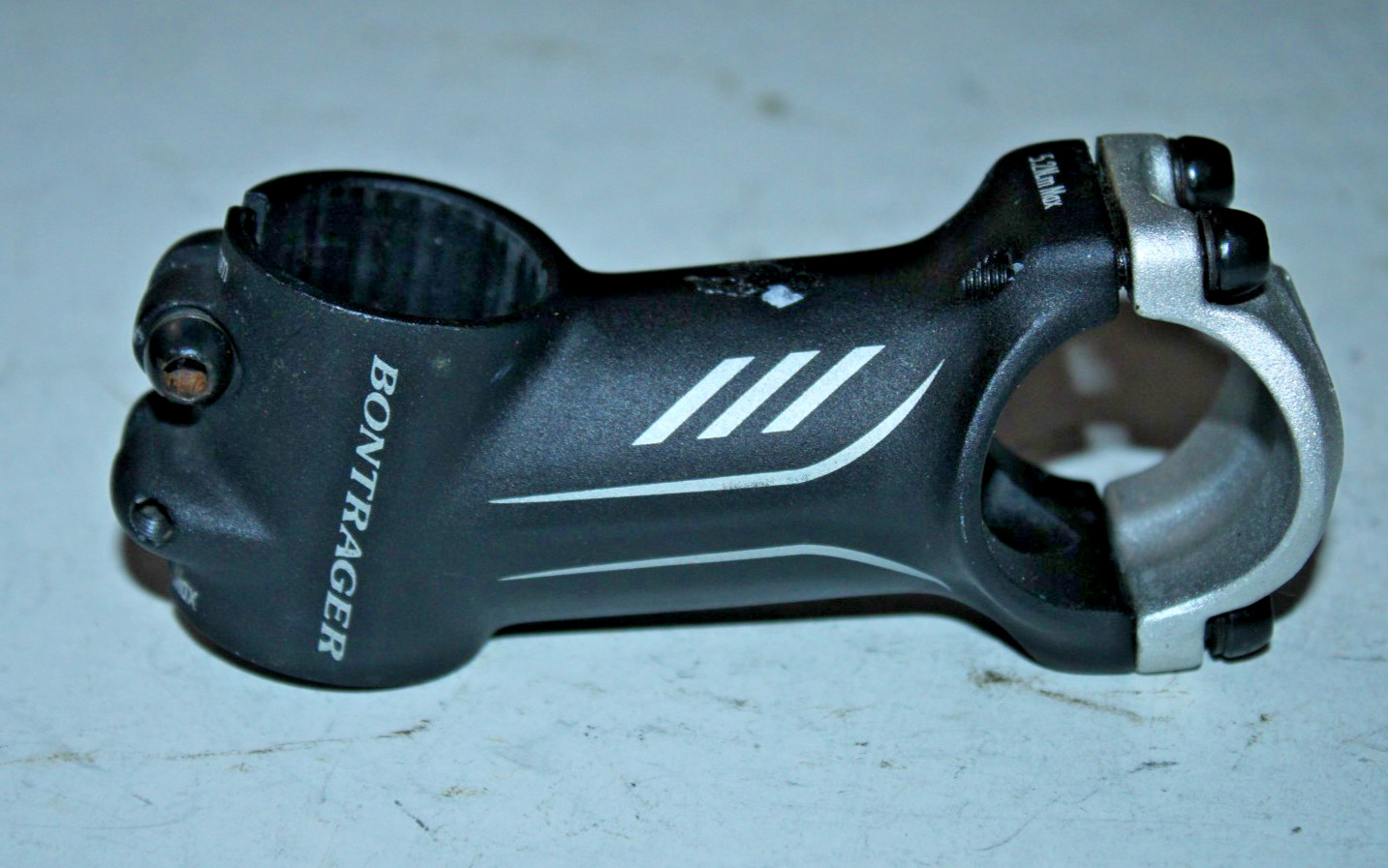 Bontrager Select 1 1/8″ Threadless Stem Black 100mm 17º Rise 31.8mm Fast Shipper