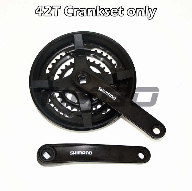 Shimano Tourney FC-TY301 3×6/7 Speed Crankset Square Taper 42/48T BB-UN101 TY501