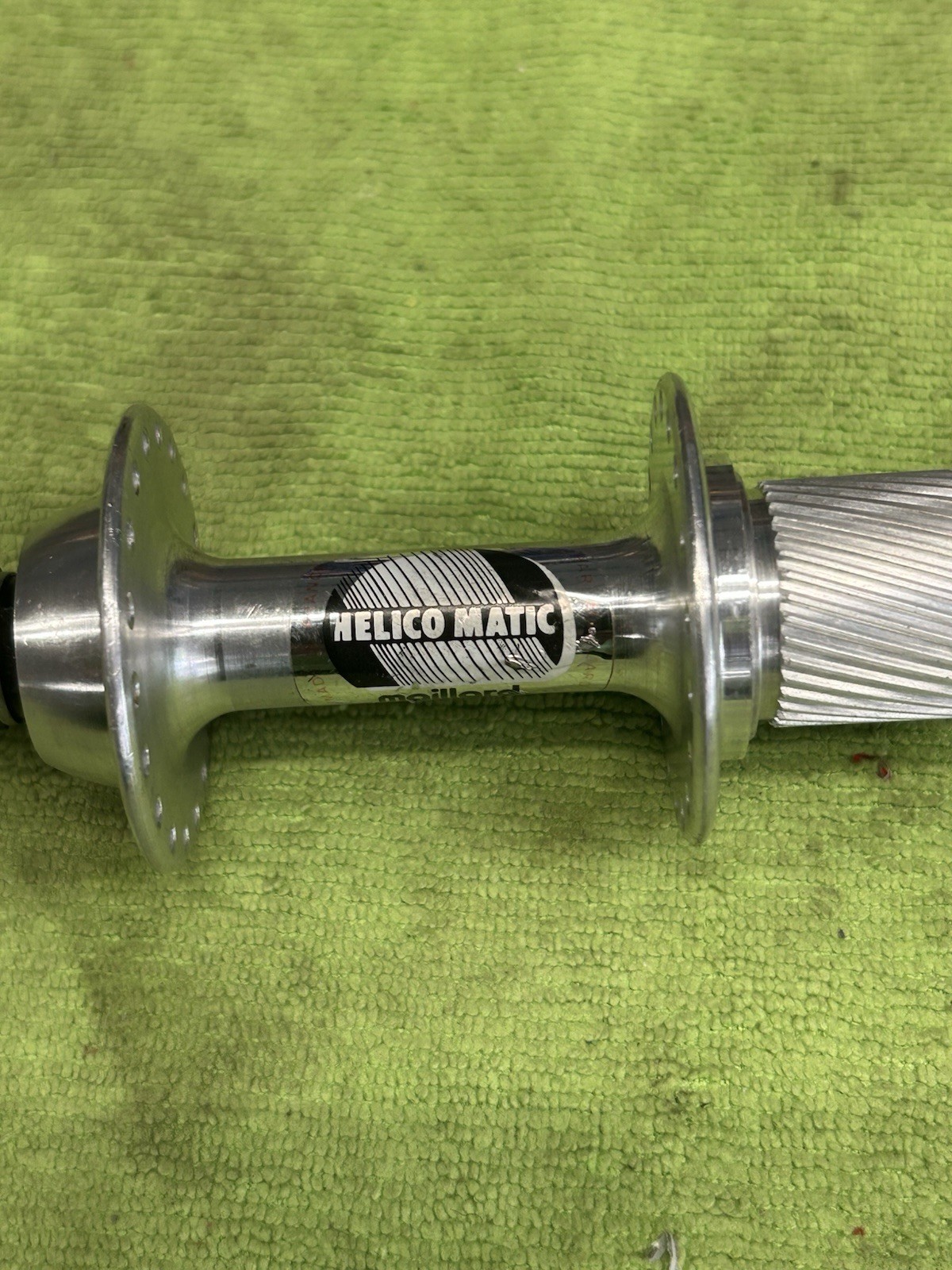 VINTAGE NOS MAILLARD HEILCO MATIC 36 Hole SM FLANGE HUB REAR
