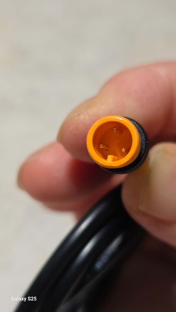 M8 3p WP male plug to JST 3pin 30″ adaptor for E bike