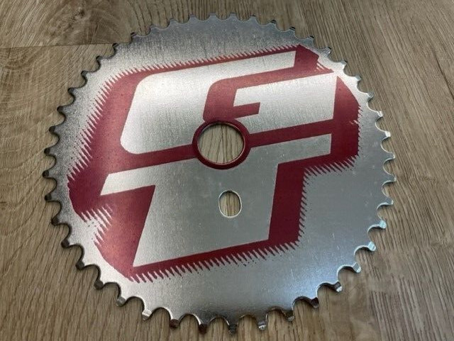 NOS Old/Mid School BMX GT Chainring 44T & GT Handle Grips with End Caps Combo