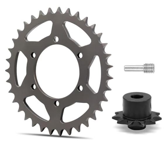7075 Aluminum Front & Rear Hub Chain Sprocket Upgrade Parts for LOSI 1/4″