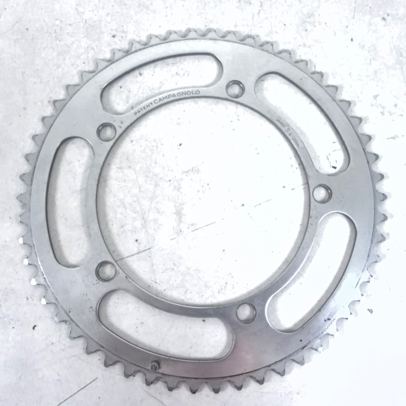 CAMPAGNOLO RECORD CHAIN RING 54 TOOTH 144 BCD 6, 7 , OR 8 SPEED