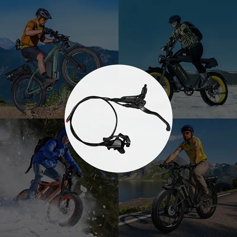 Front & Rear Hydraulic Disc Brake Set Fit for Bluvall K10 R700 SU8 Electric Bike
