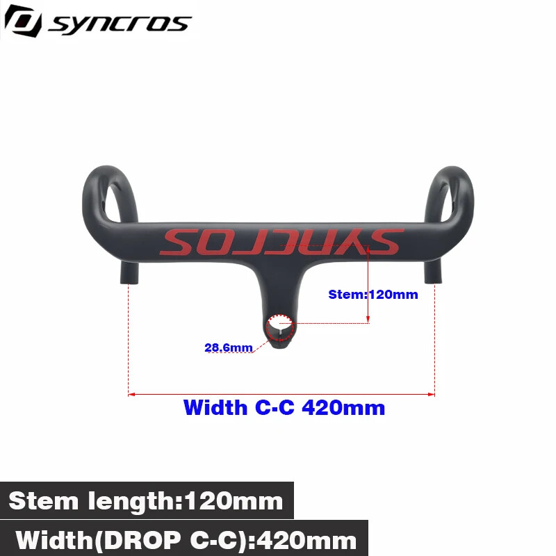 400/420/440mm Carbon Road Bike Handlebar Internal Routing Bicycle Handle Bar