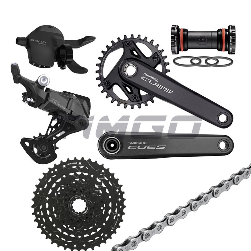 Shimano Cues U4000 1×9 Speed Groupset FC-U6000 RD-U4000 Shifter CS-LG300 MT501