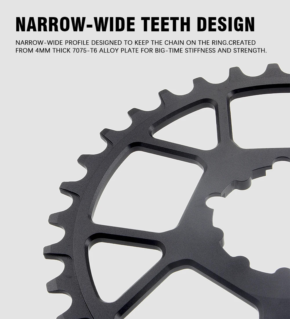 GXP 3mm Offset BOOST Chainring Mountain Bike Crown Bicycle Round Crankset Sram
