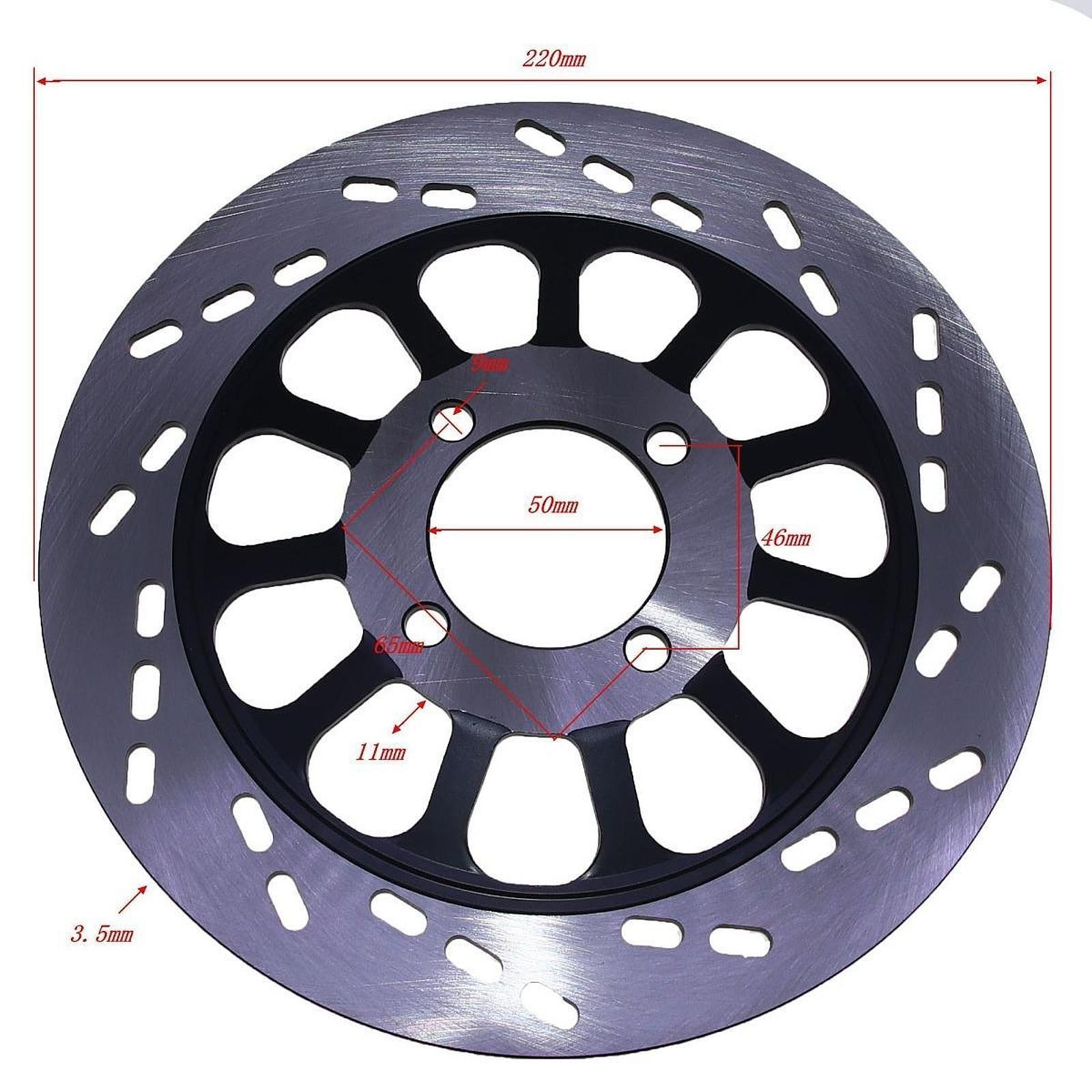 Motorcycle Brake Disc Motorcycle Brake Disc Plate 22cm Od 22cm, ID 5cm Solid