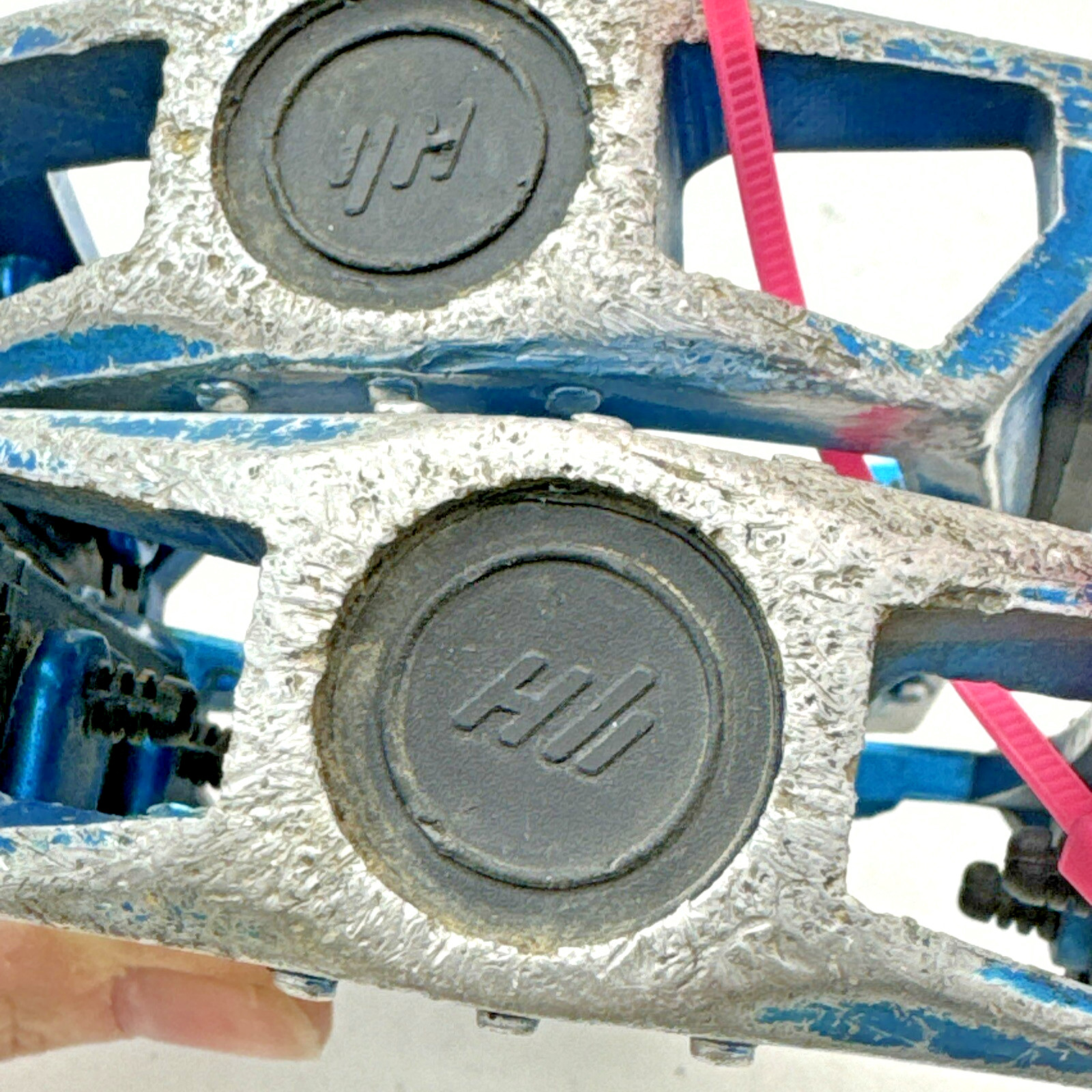 Old School BMX Team Haro Pedals 1/2 in OPC Freestyle LOT 90s Plastic Steel L01