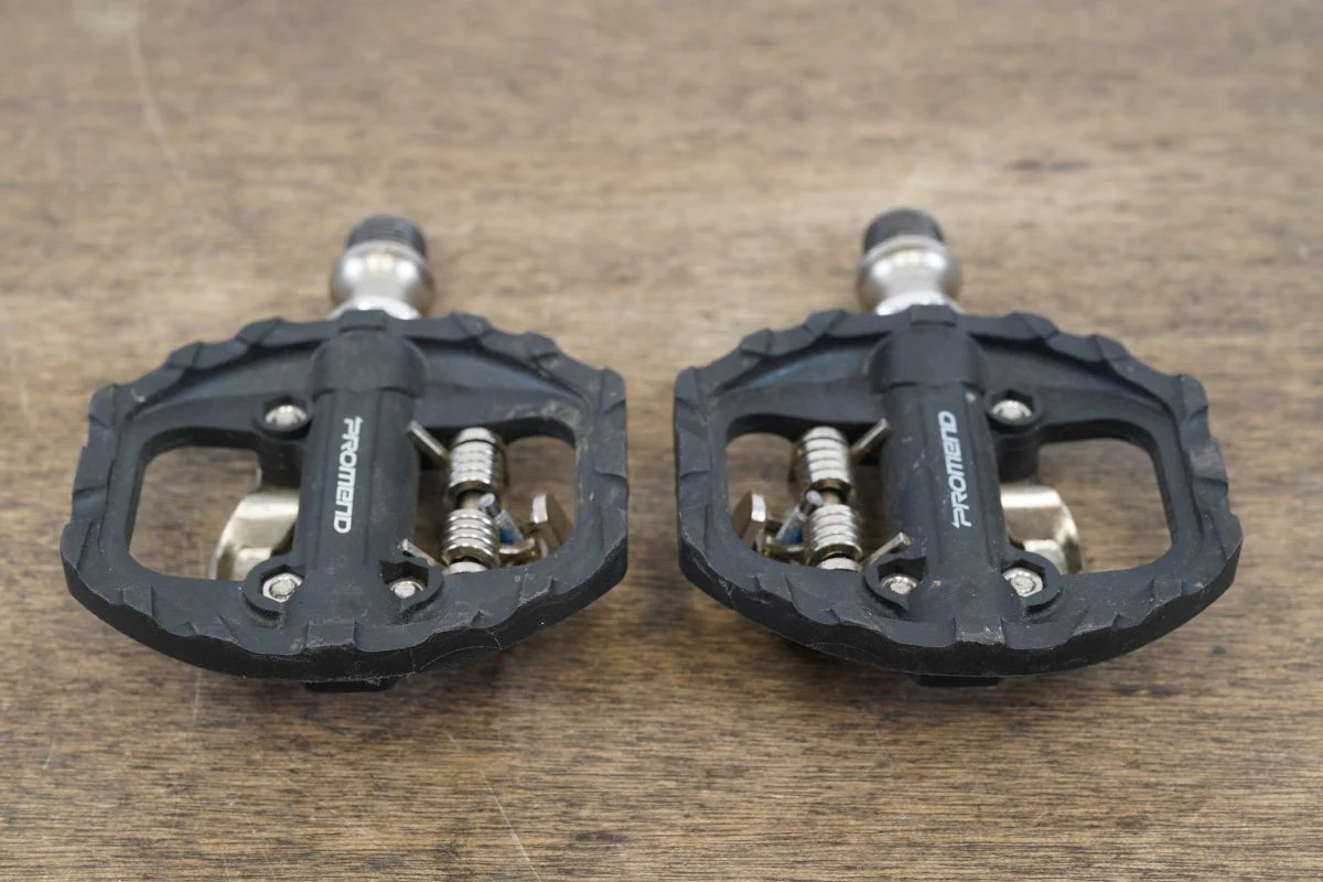 Promennd PD-F91 Dual Flat SPD Clipless Road CX MTB Pedals 295g