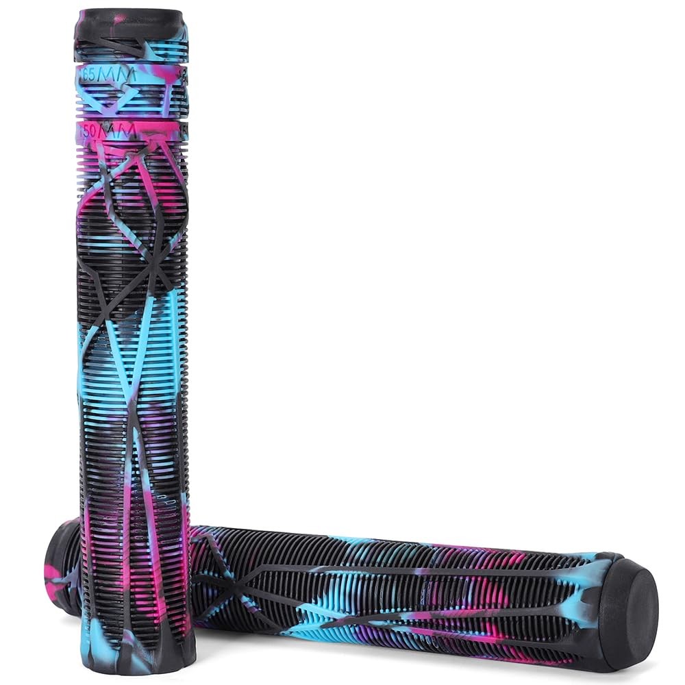 Scooter Grips – Mixed Color MTB & BMX Handlebar Grips | 150/165/180mm with Ea…