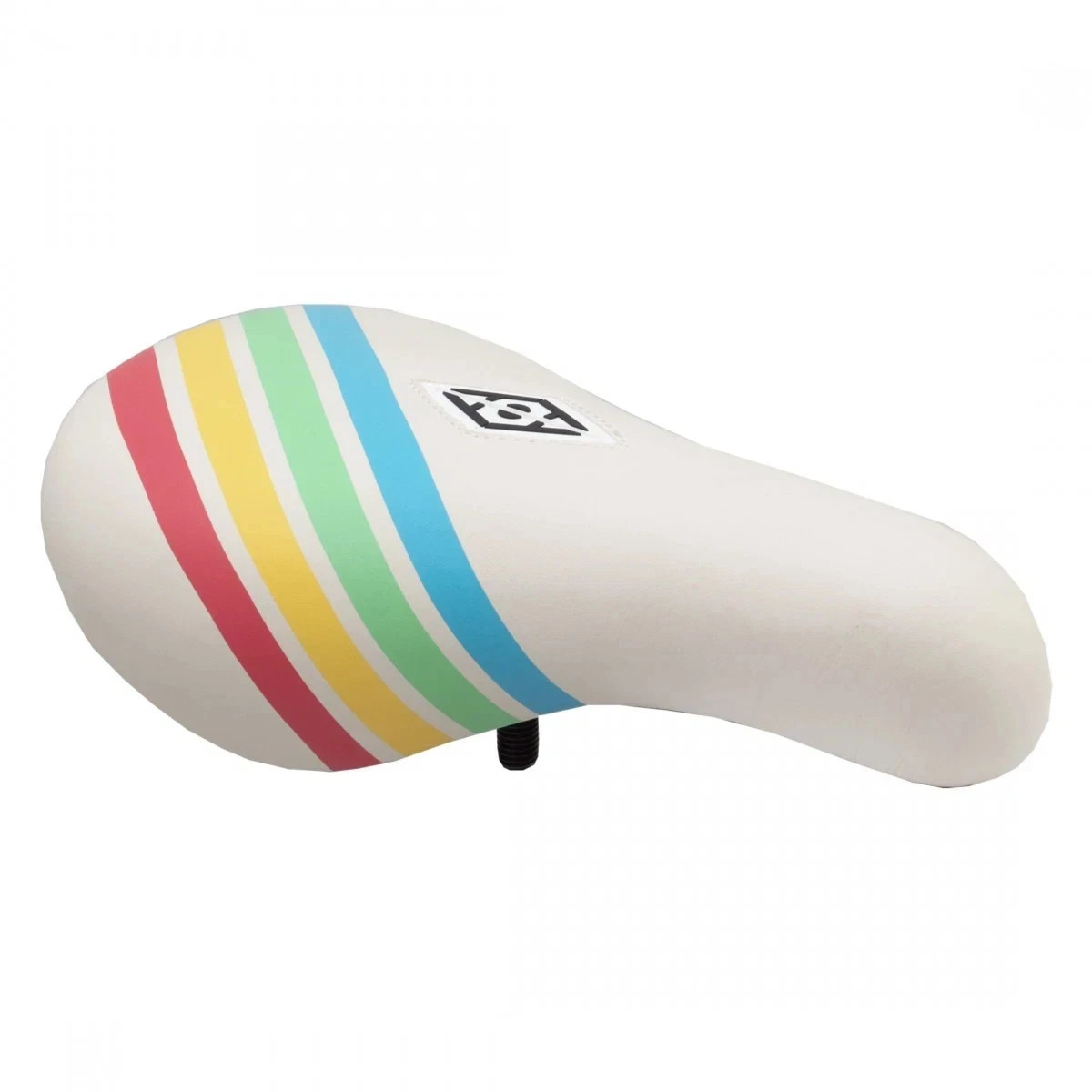 Alienation Spectrum BMX Pivotal Seat – Cream – Angular Color Spectrum – Welded