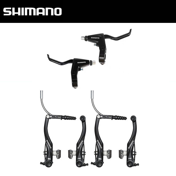 SHIMANO Alivio BR-T4000/BL-T4000 MTB V-Brake & Lever Set Front&Rear Set-OE