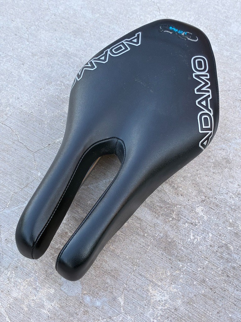 NOS ISM Adamo Gel Road TT/Tri Split Nose Saddle | CrMo Rails / Made in Taiwan