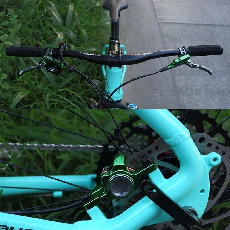 800/1550mm Bike Hydraulic Disc Brake 2 Piston Oil Pressure MTB DH AM Ebike Brake