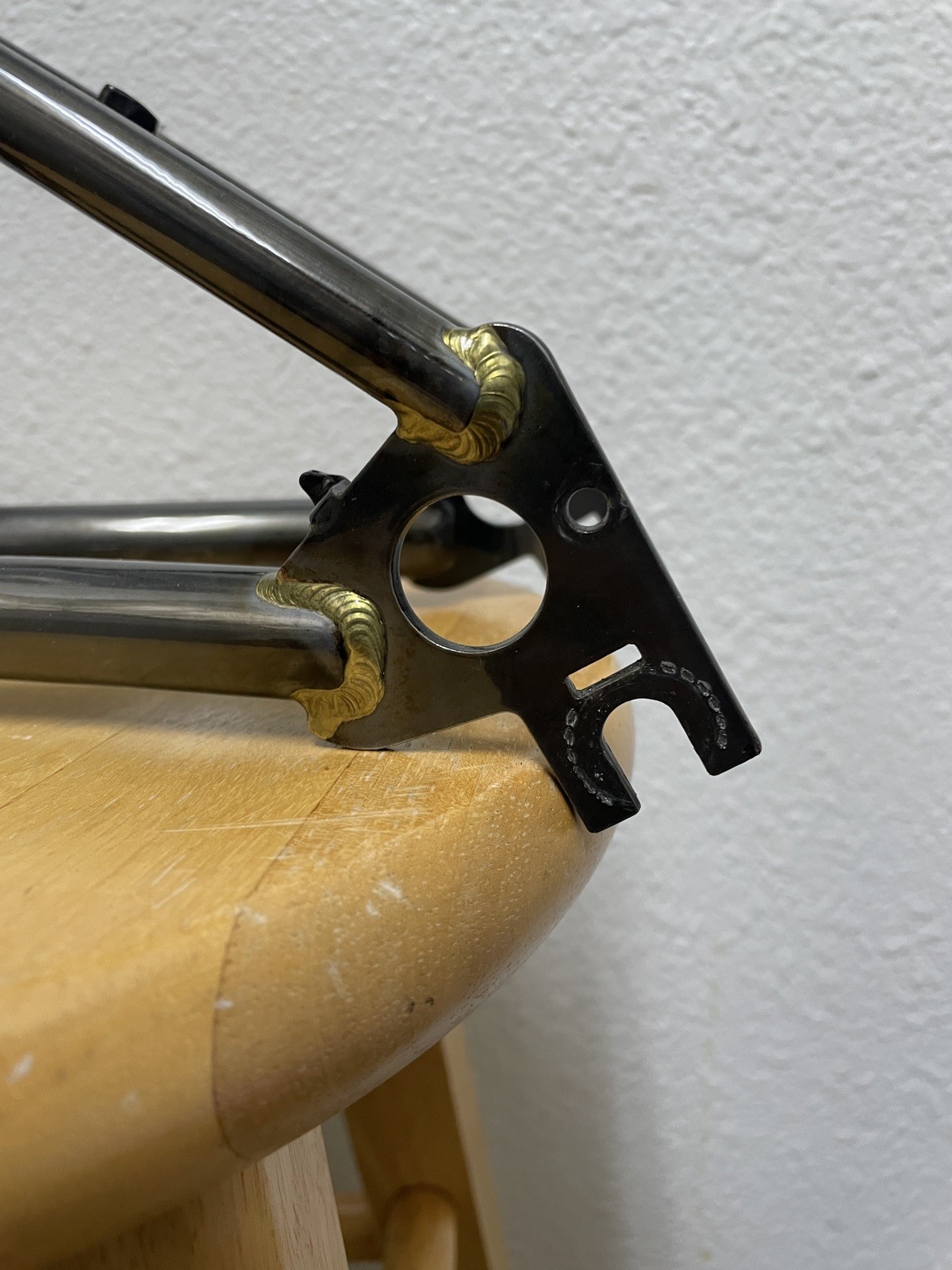 Brompton Raw Lacquer Rear Triangle